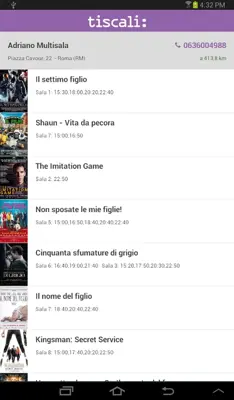 Tiscali android App screenshot 1